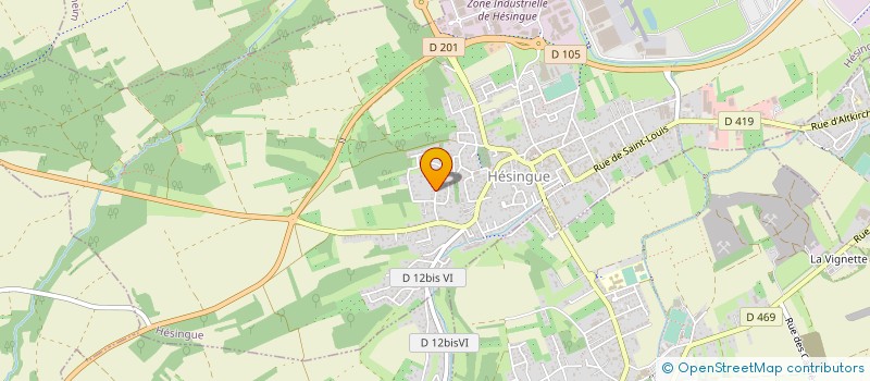 localisation de l'entreprise MONSIEUR MARC SCHWEITZER  HESINGUE