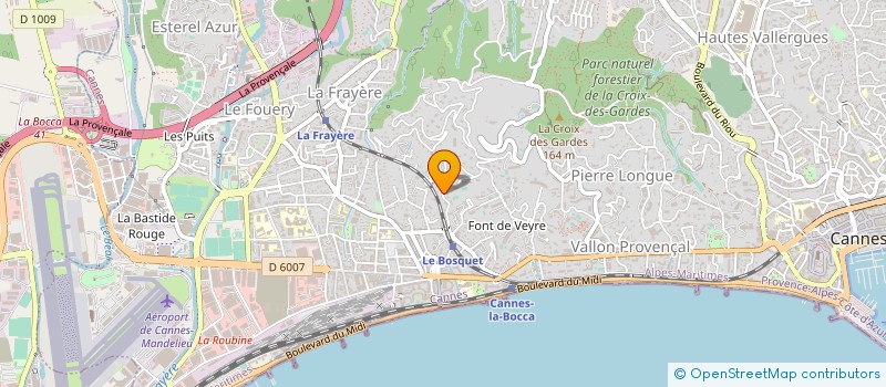 localisation de l'entreprise MONSIEUR MARC SCOCCIA à CANNES