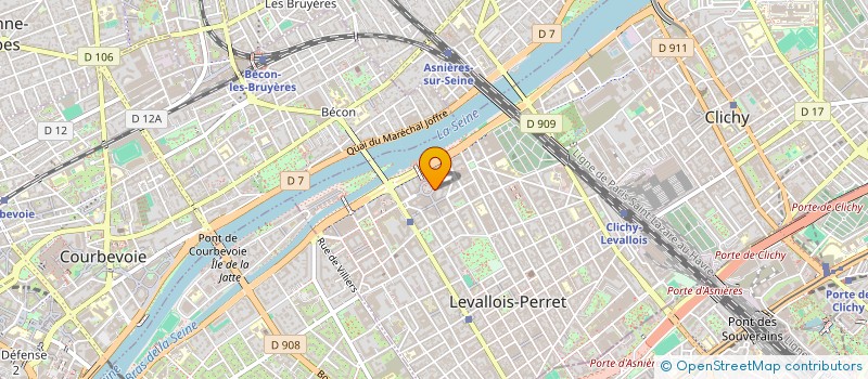 localisation de l'entreprise MONSIEUR MARC SELLAM à LEVALLOIS-PERRET