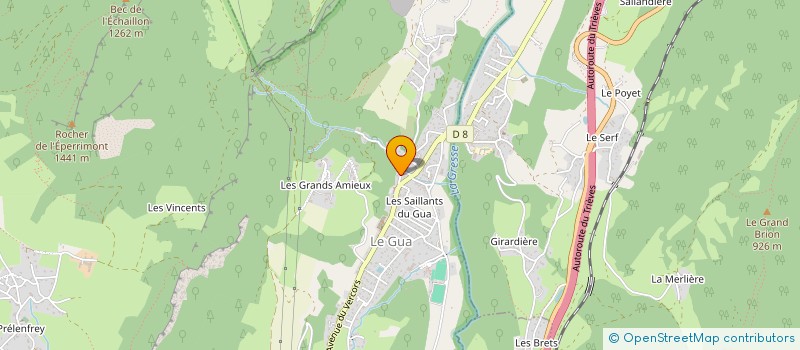 localisation de l'entreprise MONSIEUR MARC SENEGAS  LE GUA