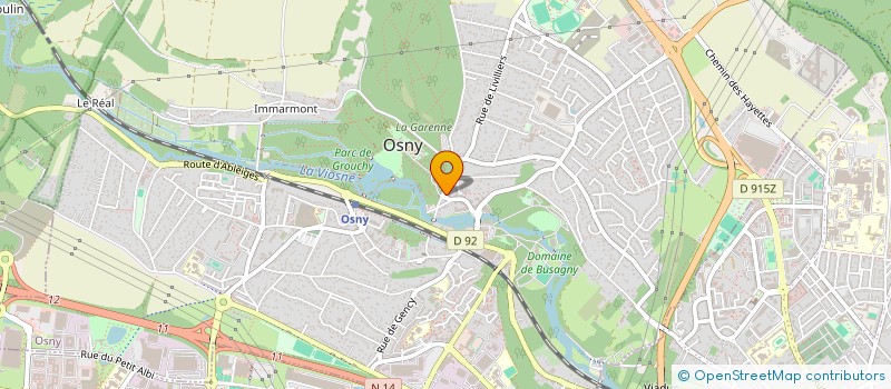 localisation de l'entreprise MONSIEUR MARC SERERO  OSNY