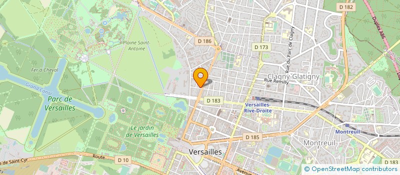 localisation de l'entreprise MONSIEUR MARC SERRA à VERSAILLES