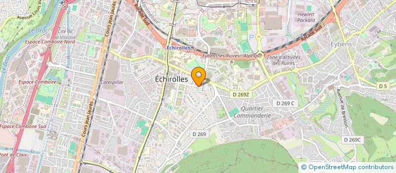 localisation de l'entreprise MONSIEUR MARC SIBON à ECHIROLLES