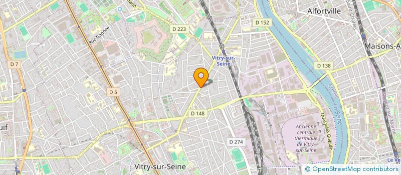 localisation de l'entreprise MONSIEUR MARC SIDA  VITRY-SUR-SEINE