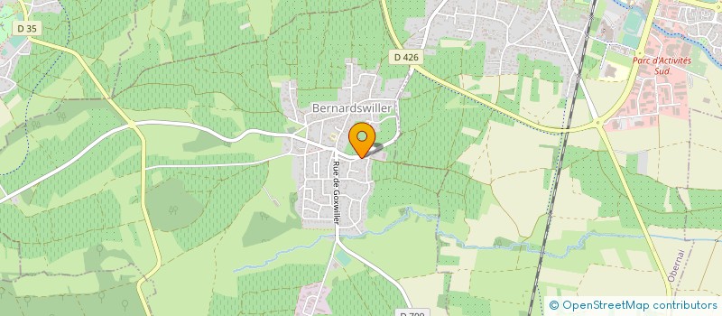 localisation de l'entreprise MONSIEUR MARC SIDEL  BERNARDSWILLER