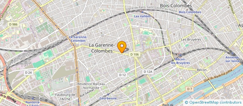 localisation de l'entreprise MONSIEUR MARC SIMON à LA GARENNE-COLOMBES