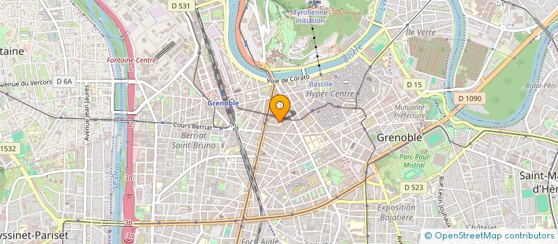 localisation de l'entreprise MONSIEUR MARC SIMON  GRENOBLE