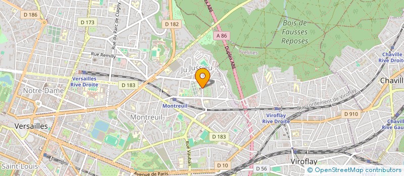 localisation de l'entreprise MONSIEUR MARC SIMON à VERSAILLES