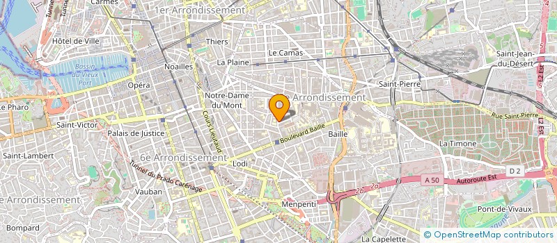 localisation de l'entreprise MONSIEUR MARC SIMON  MARSEILLE