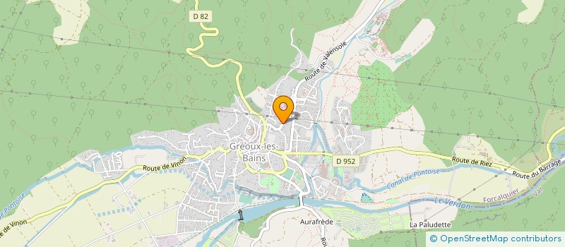 localisation de l'entreprise MONSIEUR MARC SIMONNOT à GREOUX-LES-BAINS