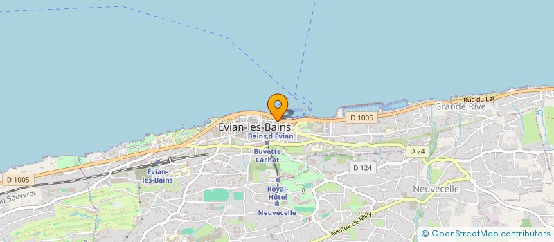 localisation de l'entreprise MONSIEUR MARC SINTES  EVIAN-LES-BAINS