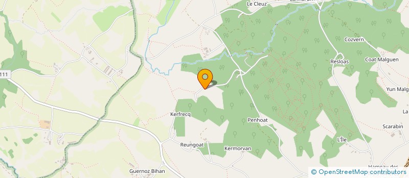 localisation de l'entreprise MONSIEUR MARC SIOHEN  PLOUNEOUR-MENEZ