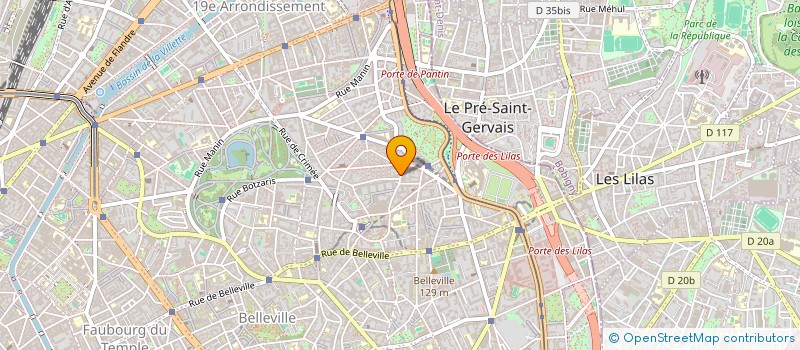 localisation de l'entreprise MONSIEUR MARC SIROTTEAU  PARIS