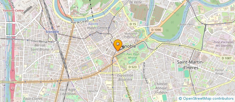 localisation de l'entreprise MONSIEUR MARC SITBON à GRENOBLE