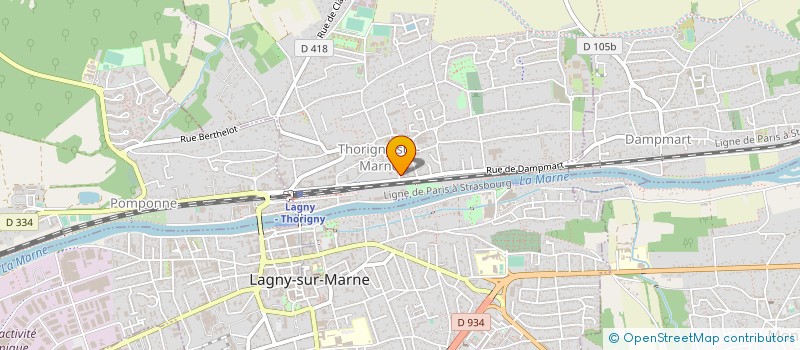 localisation de l'entreprise MONSIEUR MARC SITRUK  MONTEVRAIN