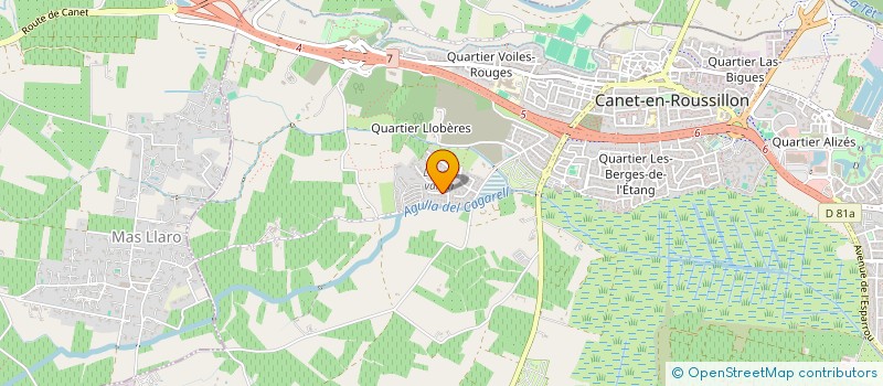 localisation de l'entreprise MONSIEUR MARC SORIA  CANET-EN-ROUSSILLON