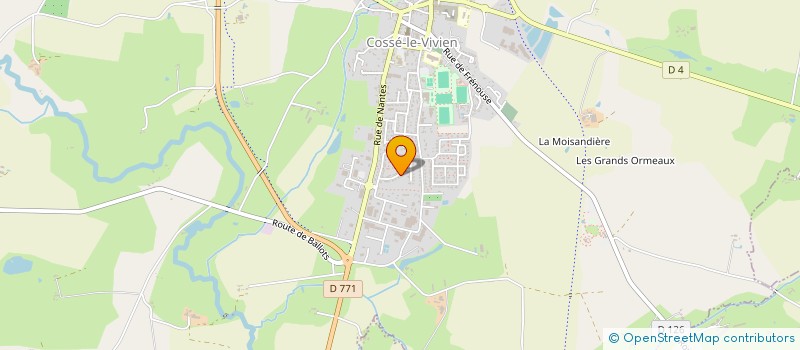localisation de l'entreprise MONSIEUR MARC SORIN à COSSE-LE-VIVIEN