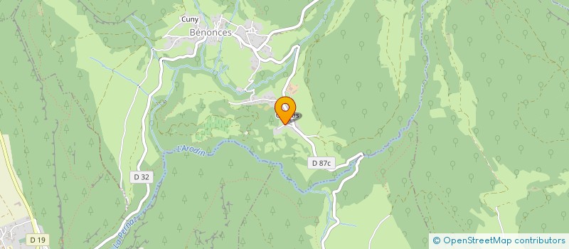 localisation de l'entreprise MONSIEUR MARC SOULAS  BENONCES