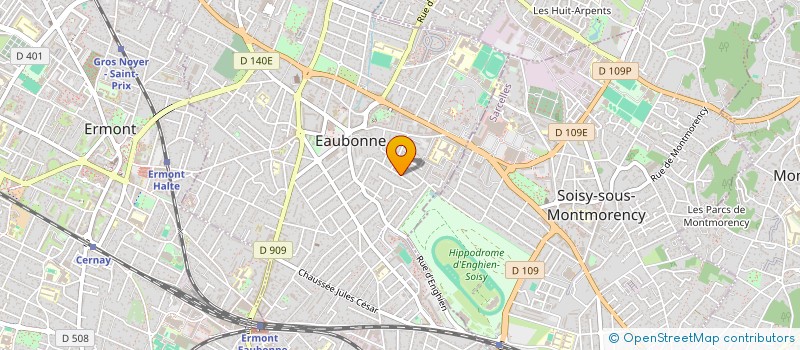localisation de l'entreprise MONSIEUR MARC SOULIER  EAUBONNE
