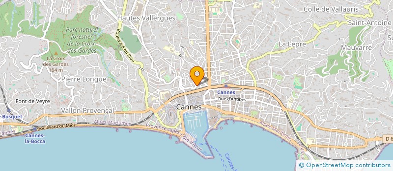 localisation de l'entreprise MONSIEUR MARC SOULIERE à CANNES