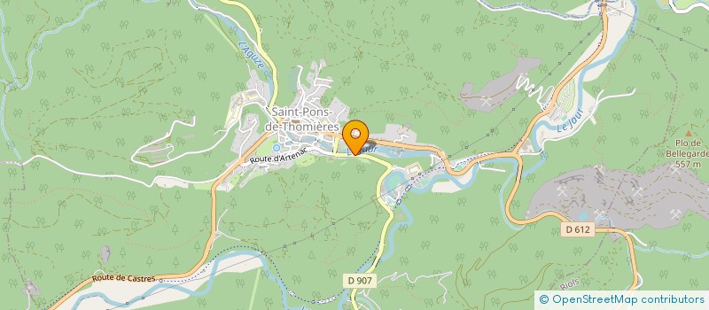 localisation de l'entreprise MONSIEUR MARC SOULIGNAC à SAINT-PONS-DE-THOMIERES