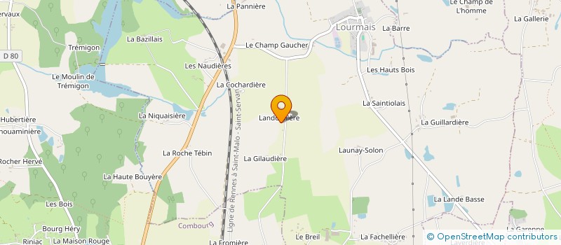 localisation de l'entreprise MONSIEUR MARC SOUQUET  LOURMAIS