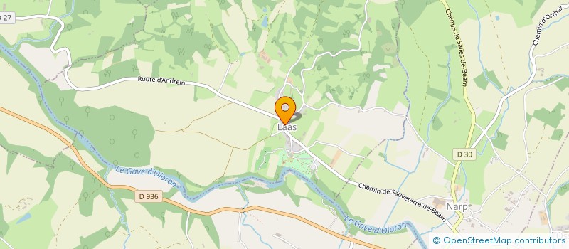 localisation de l'entreprise MONSIEUR MARC SPARROW  SAUVETERRE-DE-BEARN