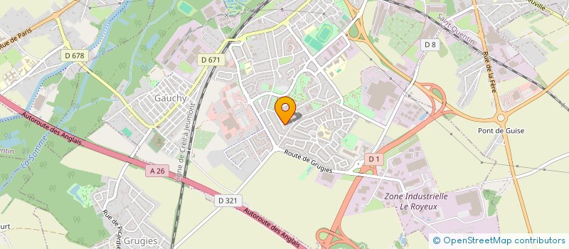 localisation de l'entreprise MONSIEUR MARC SPILMONT à GAUCHY