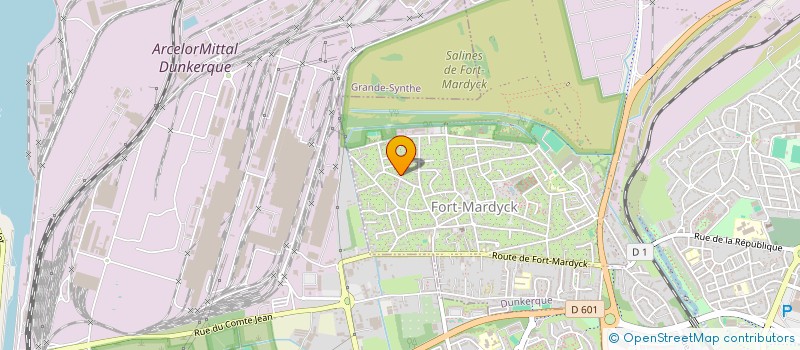 localisation de l'entreprise MONSIEUR MARC SPRIET  DUNKERQUE