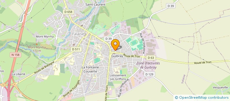 localisation de l'entreprise MONSIEUR MARC STALIN à FALAISE