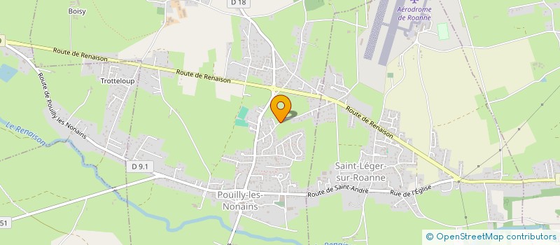 localisation de l'entreprise MONSIEUR MARC STASZAK  POUILLY-LES-NONAINS