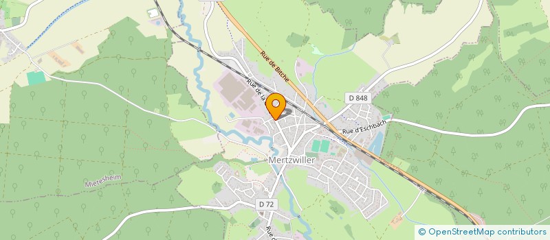 localisation de l'entreprise MONSIEUR MARC STAUB  MERTZWILLER
