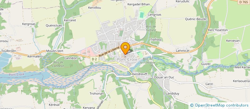 localisation de l'entreprise MONSIEUR MARC STEINBRUCKER  PONT-CROIX