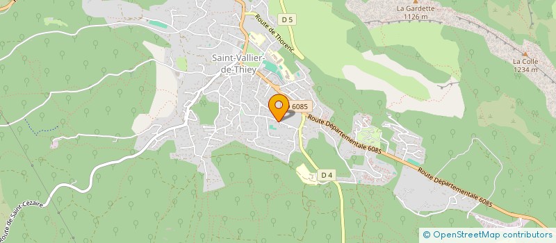 localisation de l'entreprise MONSIEUR MARC STEVE  SAINT-VALLIER-DE-THIEY