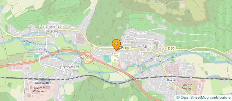 localisation de l'entreprise MONSIEUR MARC STREIFF  MUTZIG