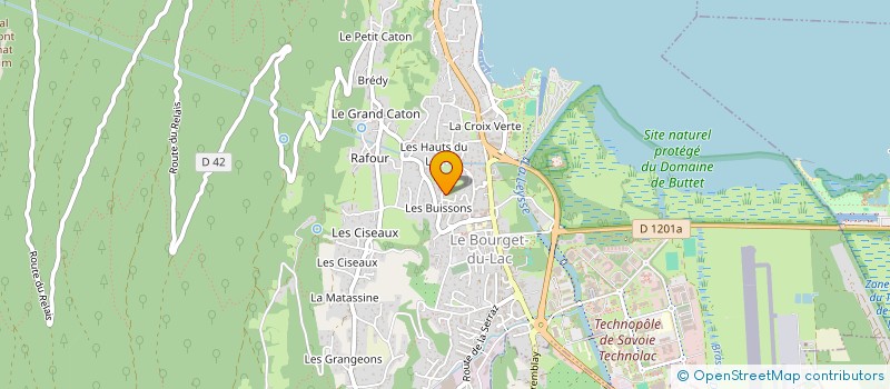 localisation de l'entreprise MONSIEUR MARC STUDER à LE BOURGET-DU-LAC