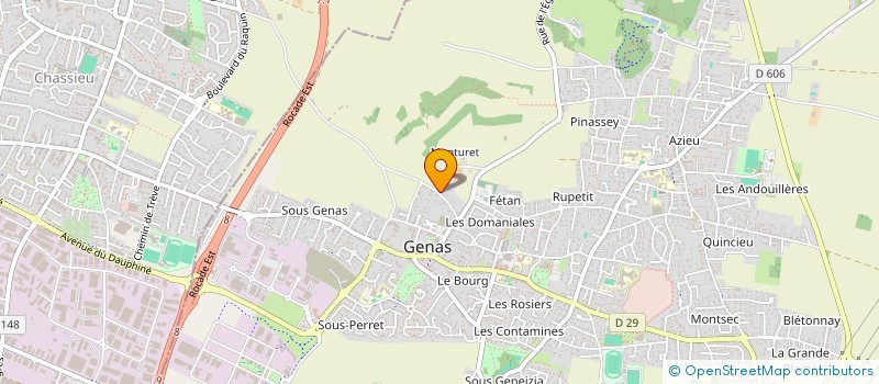 localisation de l'entreprise MONSIEUR MARC SUBLET-GARIN  GENAS