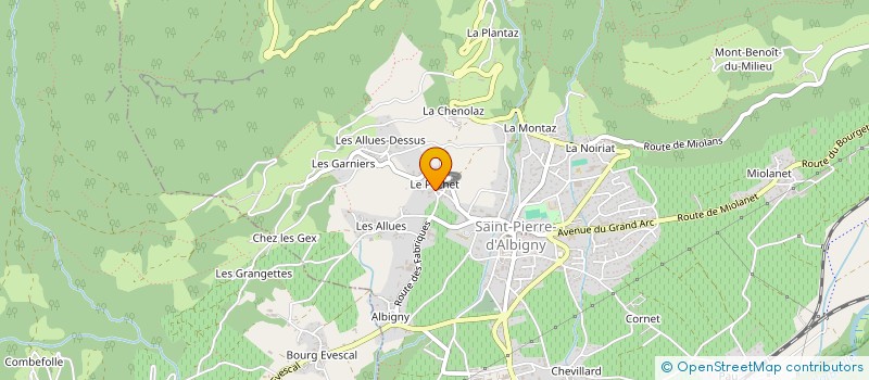 localisation de l'entreprise MONSIEUR MARC SULTAN à SAINT-PIERRE-D ALBIGNY