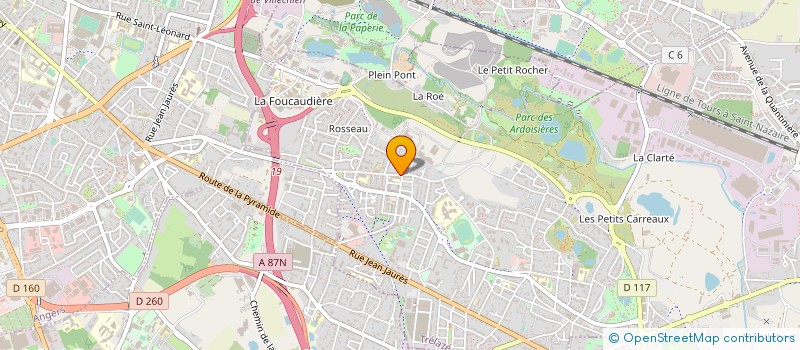 localisation de l'entreprise MONSIEUR MARC SUPIOT  TRELAZE