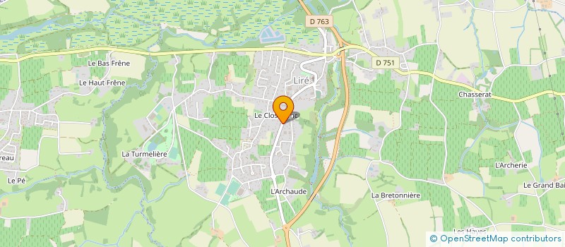 localisation de l'entreprise MONSIEUR MARC SUTEAU à OREE-D'ANJOU