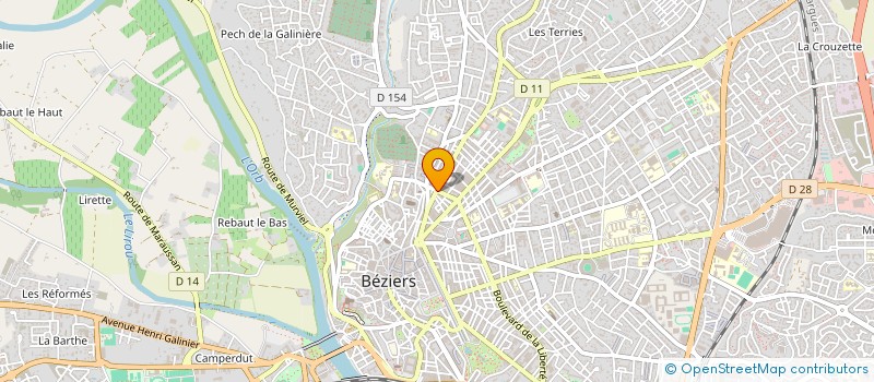 localisation de l'entreprise MONSIEUR MARC SWIFT à BEZIERS