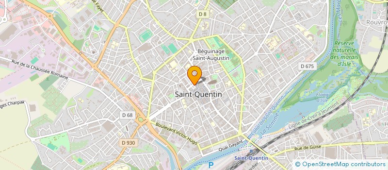 localisation de l'entreprise MONSIEUR MARC TABARY  SAINT-QUENTIN