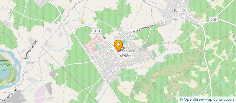 localisation de l'entreprise MONSIEUR MARC TAILLADE  THEZAN-LES-BEZIERS