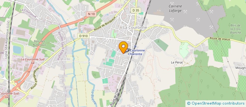 localisation de l'entreprise MONSIEUR MARC TAILLEFERIE à LA COURONNE