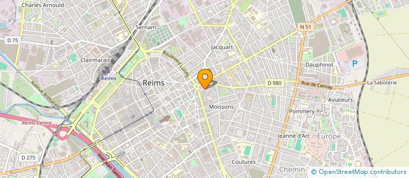 localisation de l'entreprise MONSIEUR MARC TALMUD à REIMS