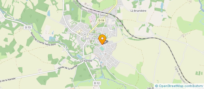 localisation de l'entreprise MONSIEUR MARC TALOUARN  LE CHAMP-SAINT-PERE