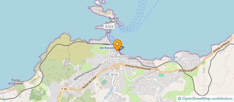 localisation de l'entreprise MONSIEUR MARC TAPIAS à L'ILE ROUSSE