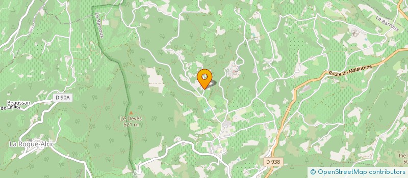 localisation de l'entreprise MONSIEUR MARC TARICO  LE BARROUX