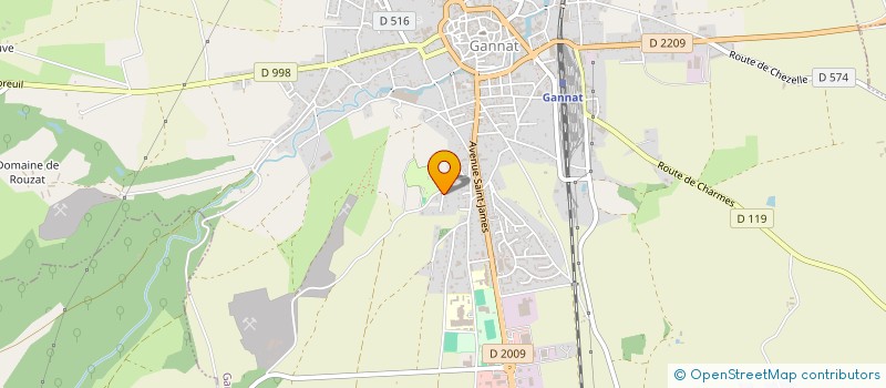 localisation de l'entreprise MONSIEUR MARC TARTIERE à GANNAT