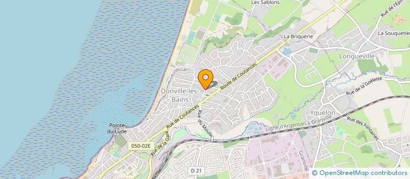 localisation de l'entreprise MONSIEUR MARC TATON  DONVILLE-LES-BAINS